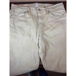 Goodfellow & Co Mens Athletic Fit Total Flex Khaki Tan Jeans 34x34 5-Pocket